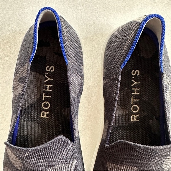 Rothy’s The Original Slip On Sneaker in Grey Camo 8.5 - Picture 5 of 10